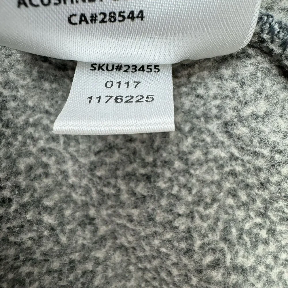 Footjoy Jacket Womens Small Gray Pullover Running Golf Full Zip Hooded‎ EUC